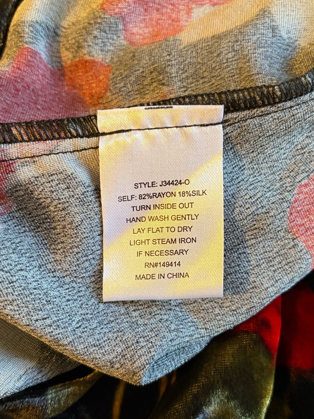 Johnny Was Velvet Slip Dress - Picture 7 of 7